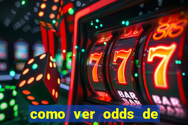 como ver odds de jogos passados